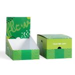 Custom Cardboard Retail Counter Products Display Organizer Box